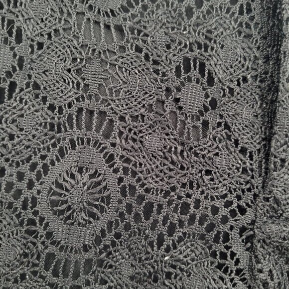 Guess Los Angeles Dressy Black Lace Mini Shorts - Picture 8 of 10